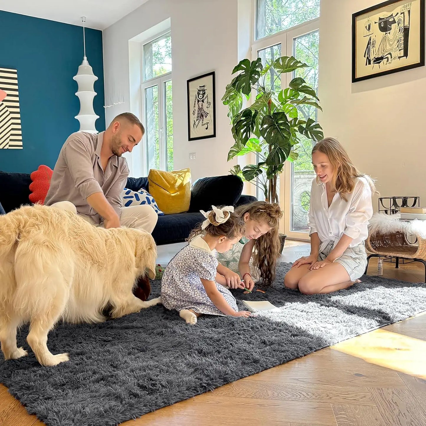 6x9 Machine Washable Large Area Rugs