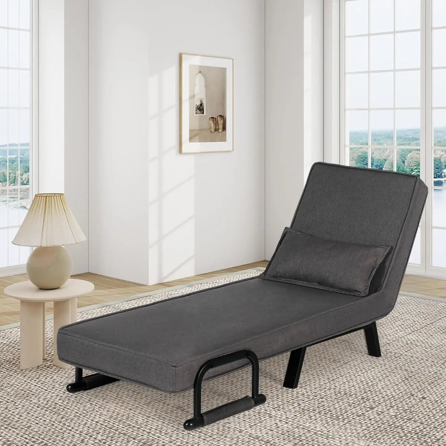Convertible Sofa Sleeper Chair Bed, Chaise Lounge