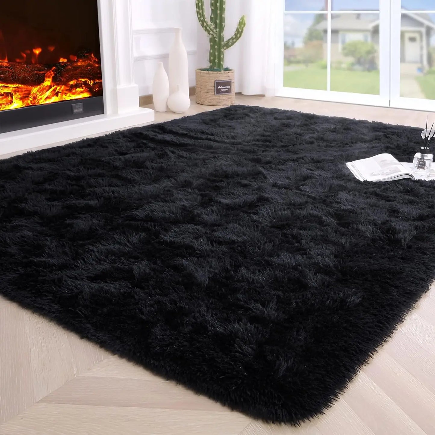 Fluffy Rugs for Bedroom Fuzzy Area Rugs for Living Room