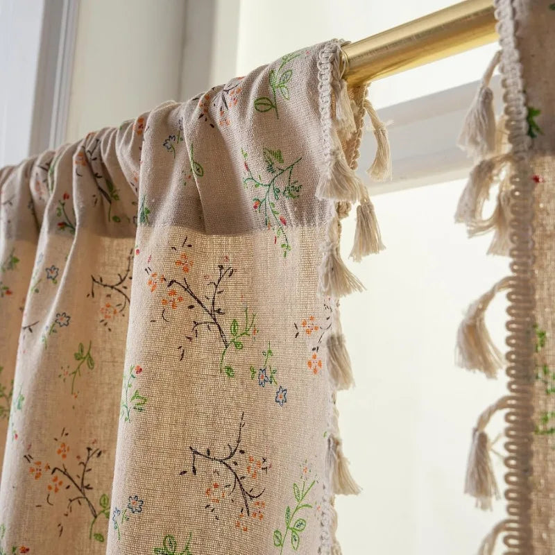 Floral Kitchen Curtains