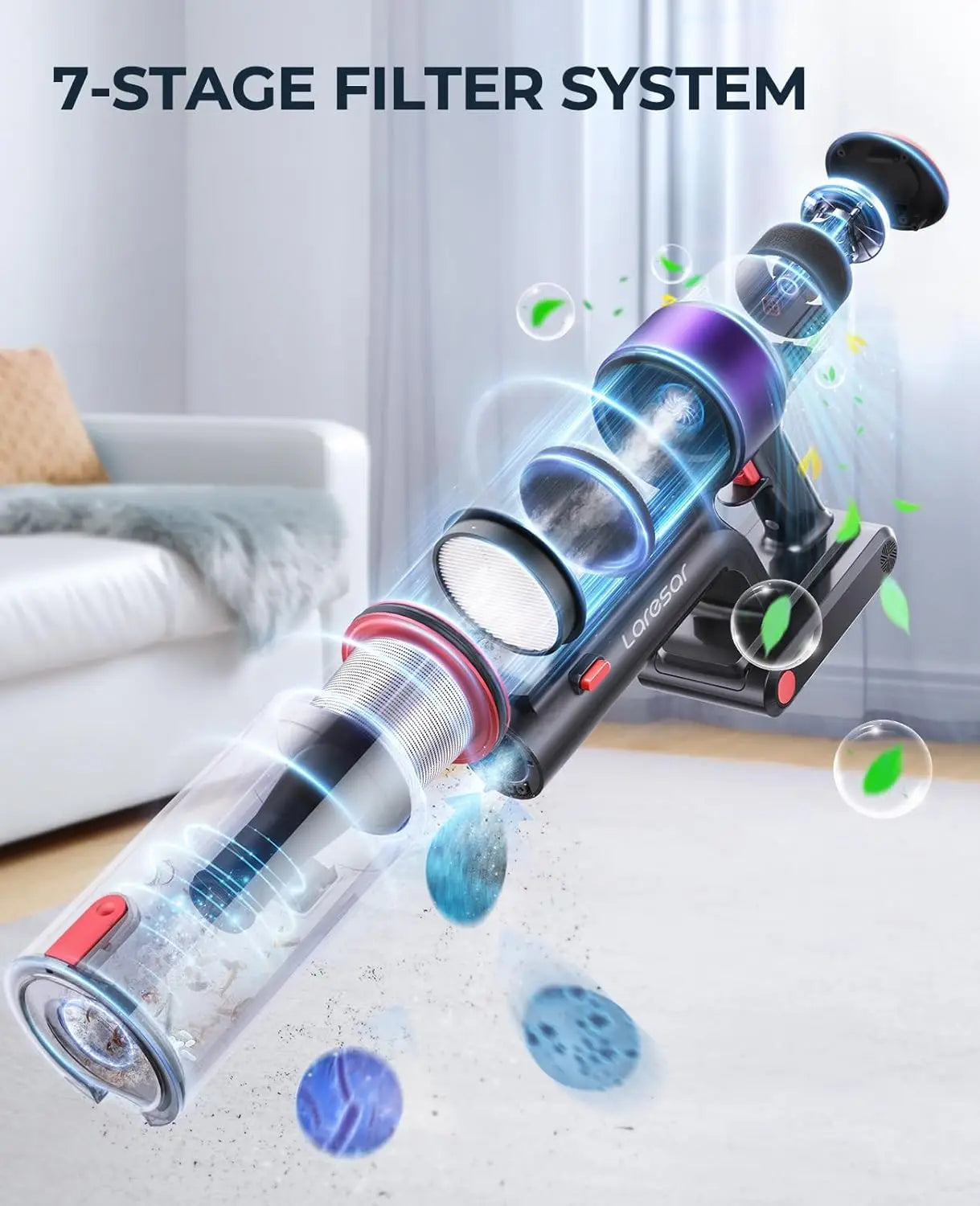 Laresar Cordless Vacuum Cleaner
