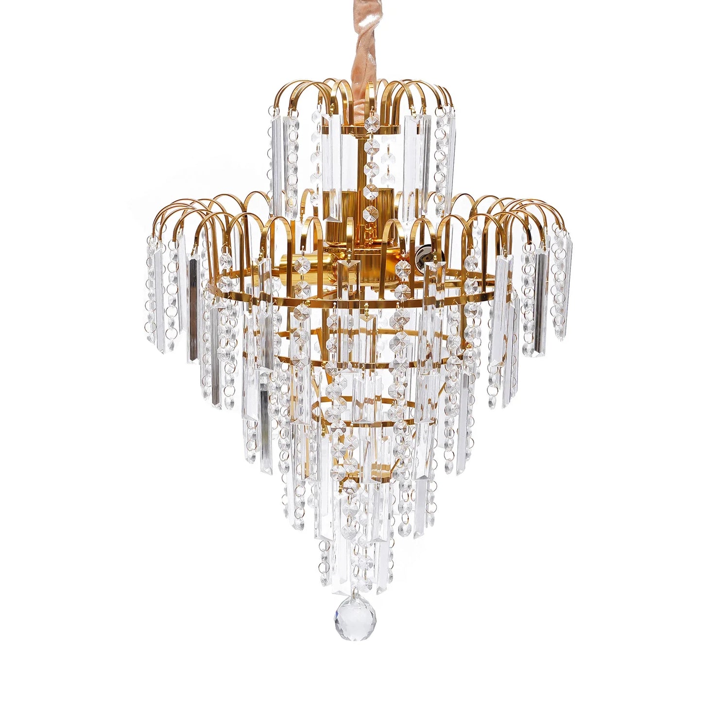 Elegant Crystal Pendant Light Home Decor Chandelier