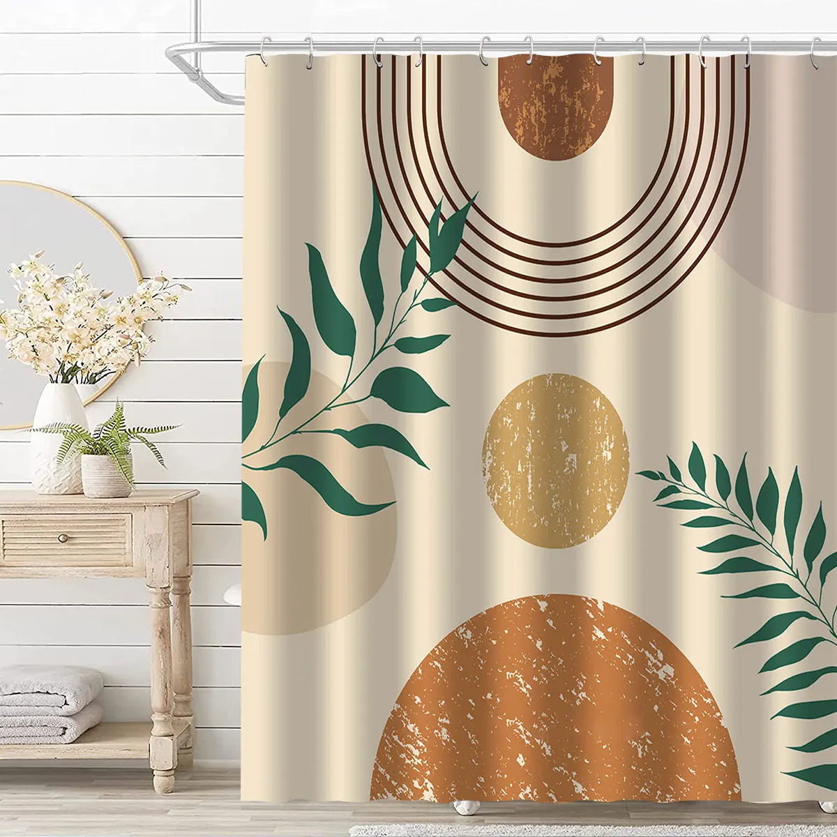 Shower Curtain Waterproof Bathroom Curtain