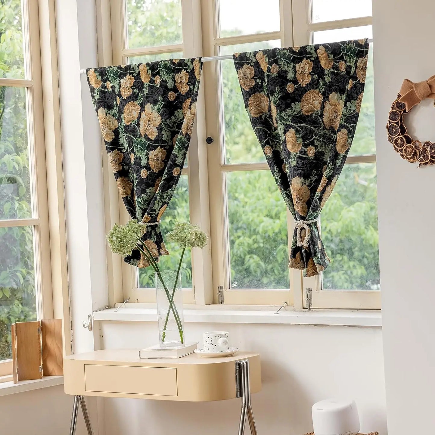 Floral Kitchen Curtains