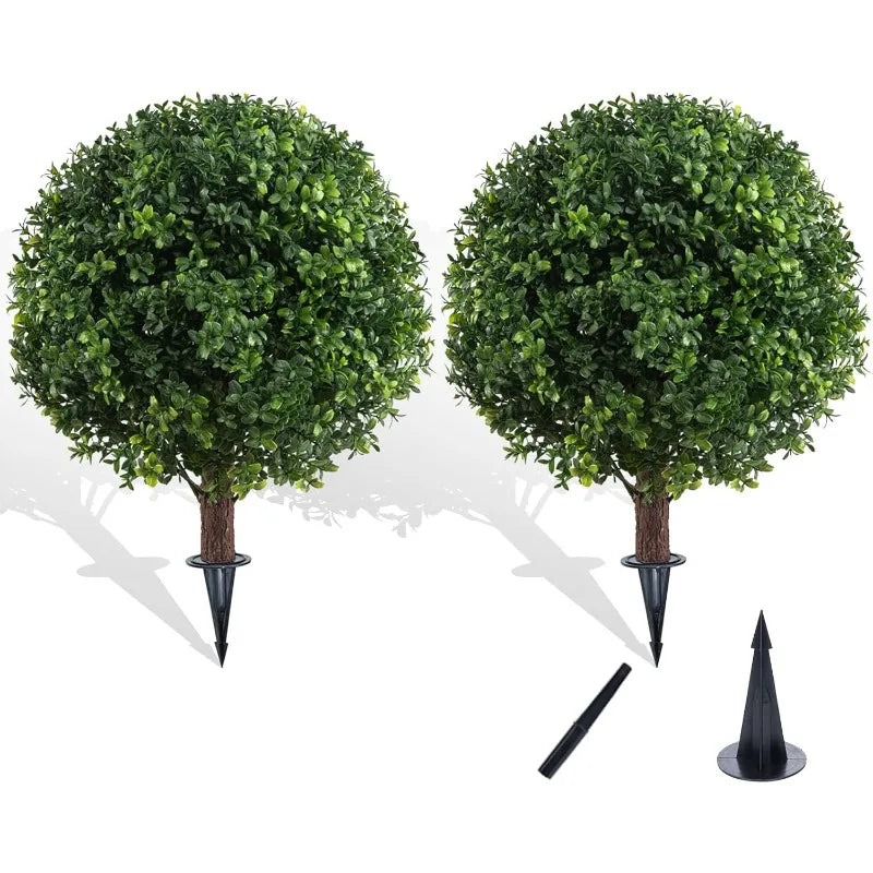 Artificial Boxwood Topiary Outdoor Plants
