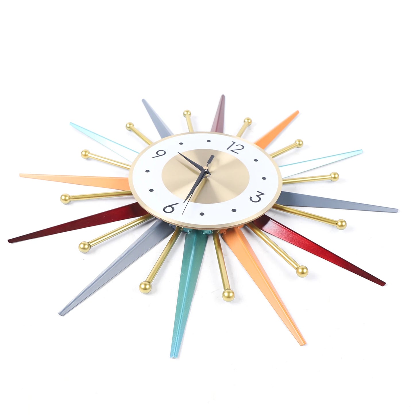 Wall Clock 22 Inch, Mid Century Wall Clock