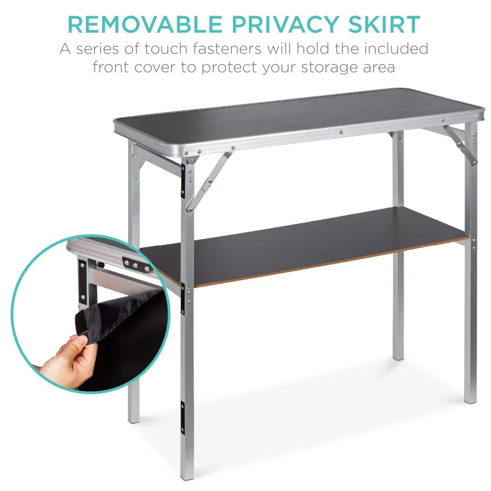 Portable Pop-Up Bar Table for Indoor/Outdoor,