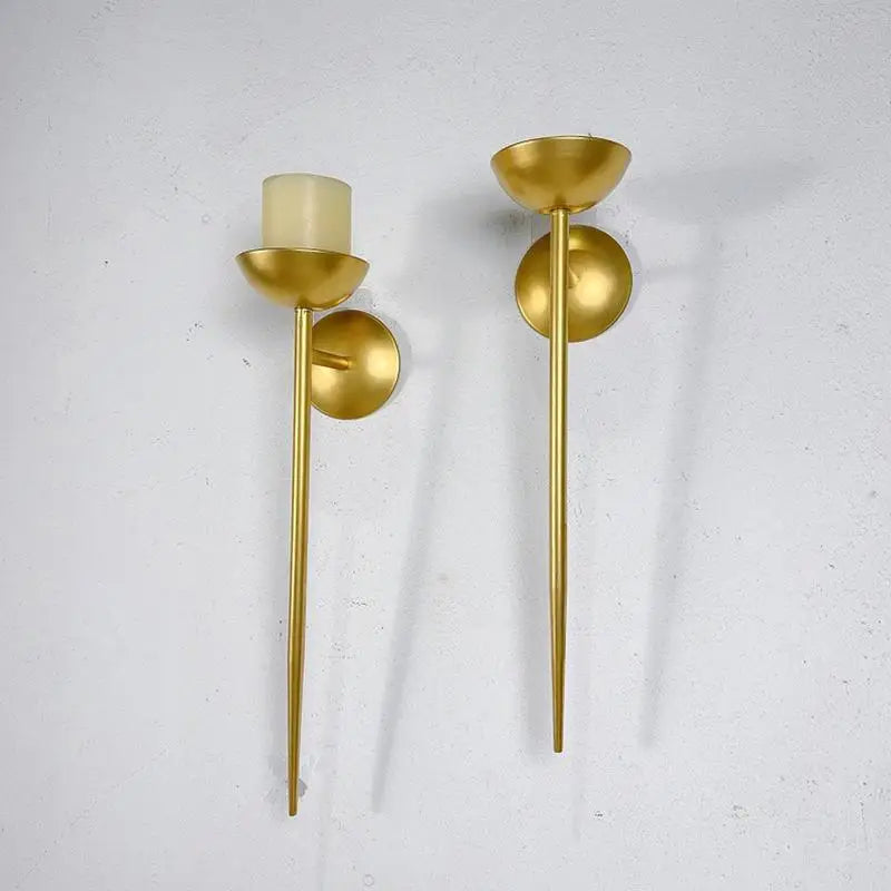 Wall Candle Sconces Metal Candlestick Holders