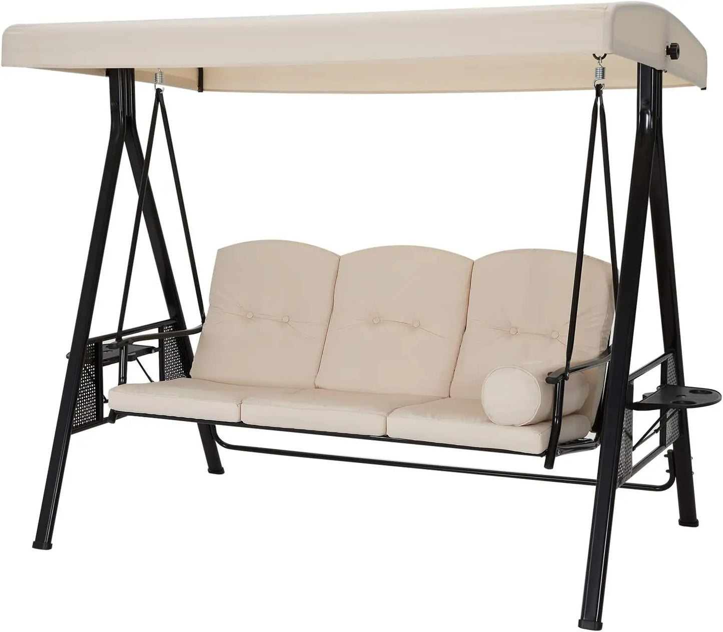 Patio Swing Chair with Adjustable Backrest