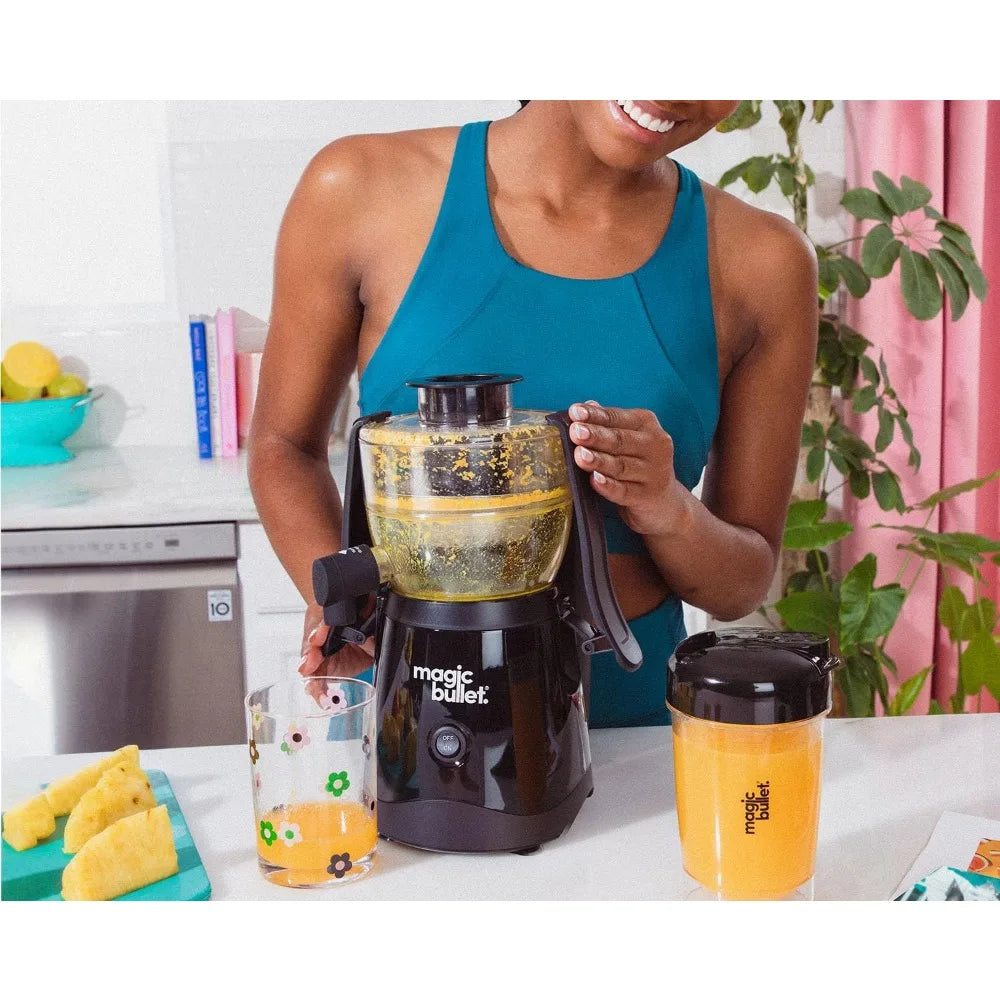 Mini Juicer With Cup Black Fruit Juice Extractor
