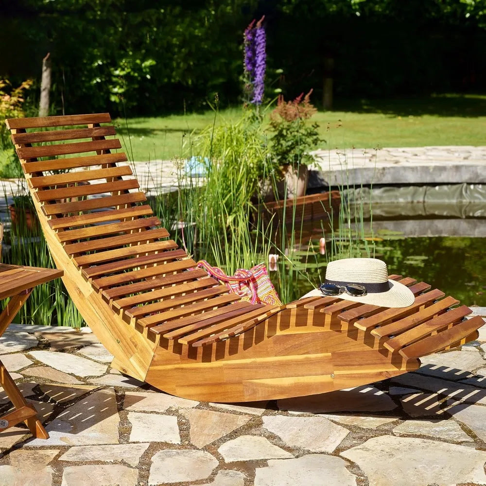 Chaise Lounge | Rocking Outdoor Lounger