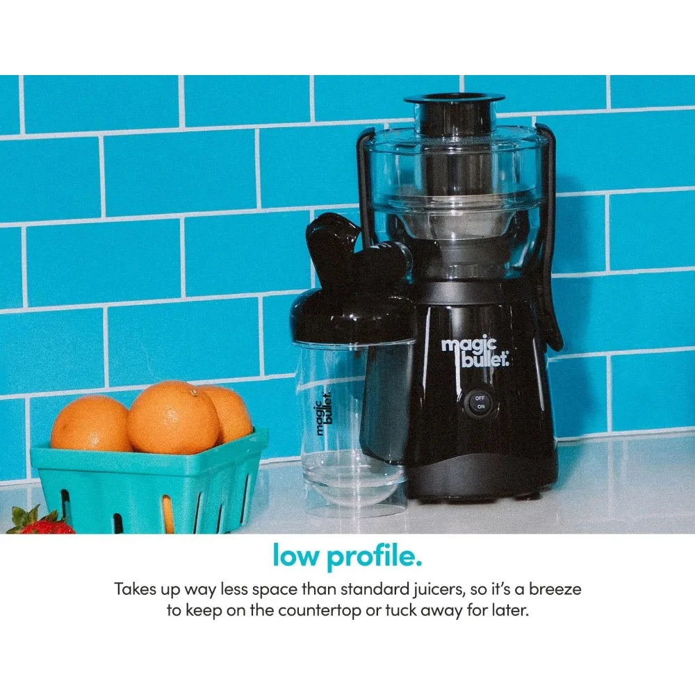 Mini Juicer With Cup Black Fruit Juice Extractor