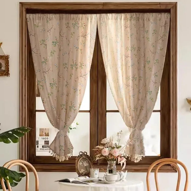Floral Kitchen Curtains