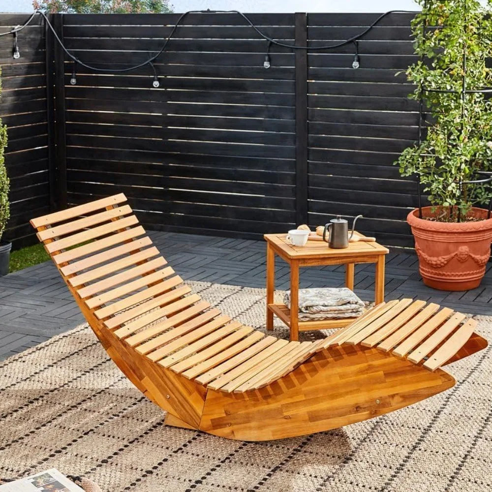 Chaise Lounge | Rocking Outdoor Lounger