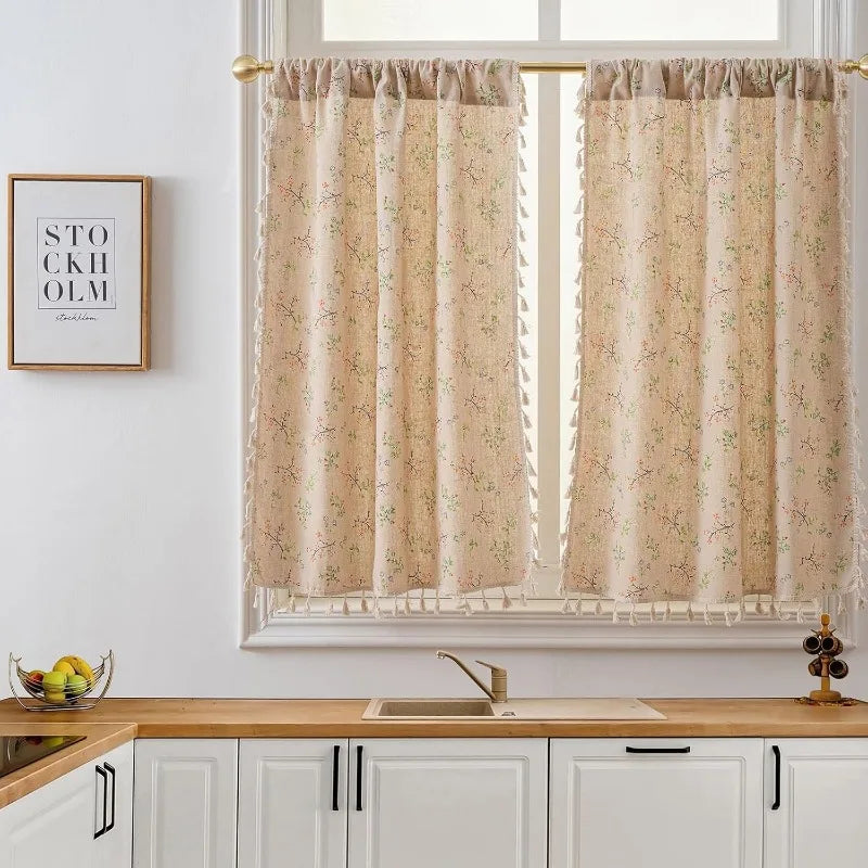 Floral Kitchen Curtains