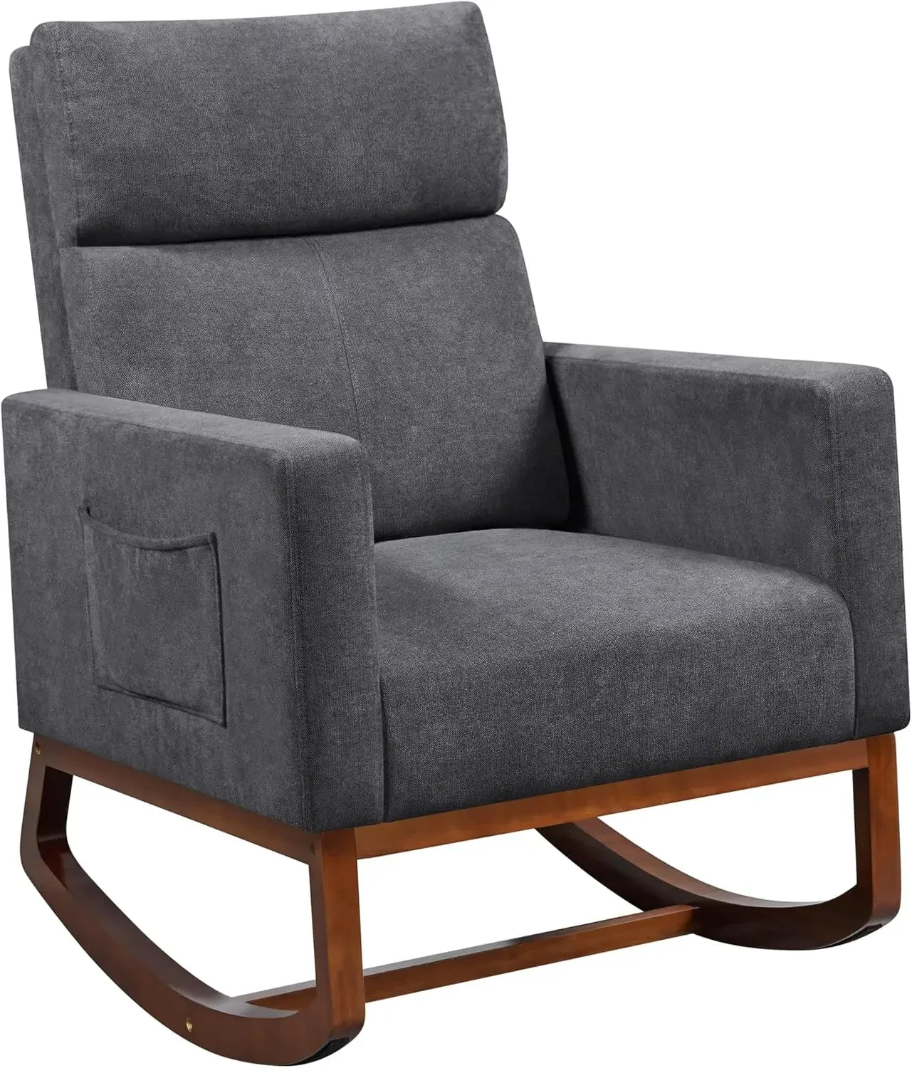 Leather Living Room Rocking Chair