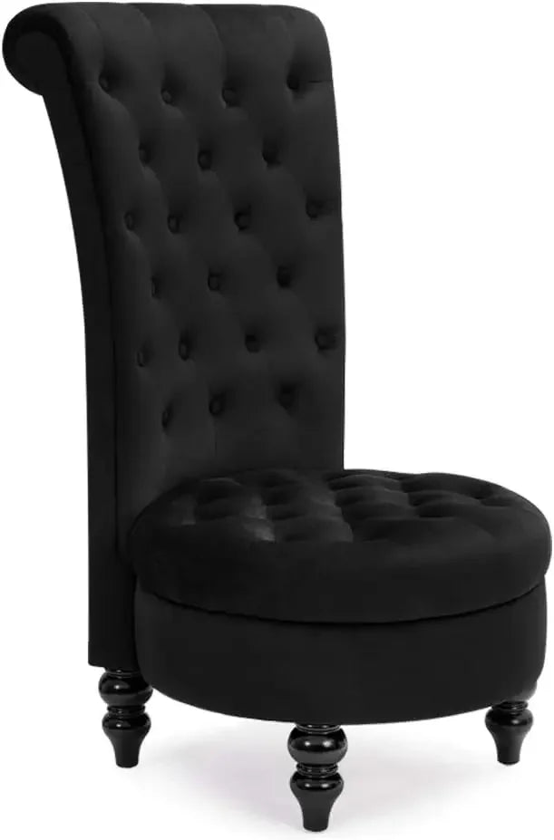 High-back Chair set of 2, Armless Accent Chair