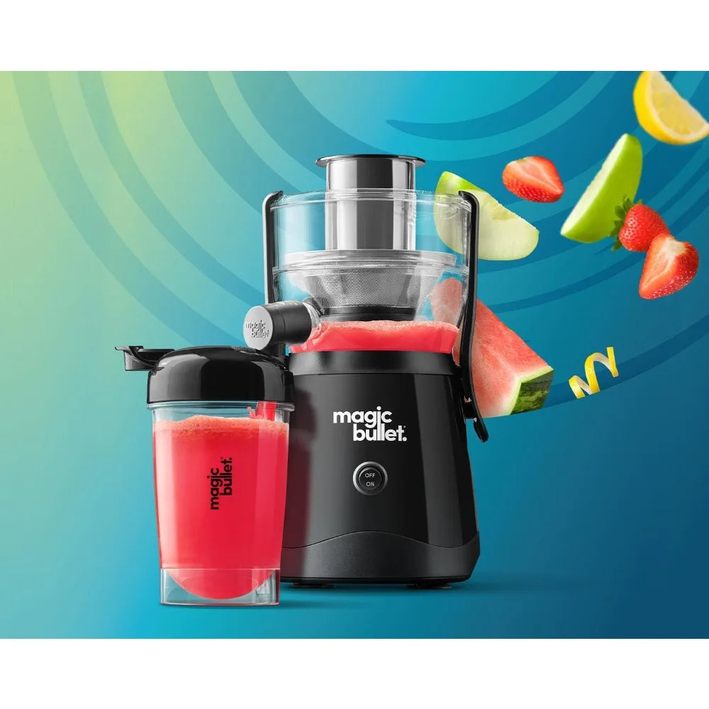 Mini Juicer With Cup Black Fruit Juice Extractor