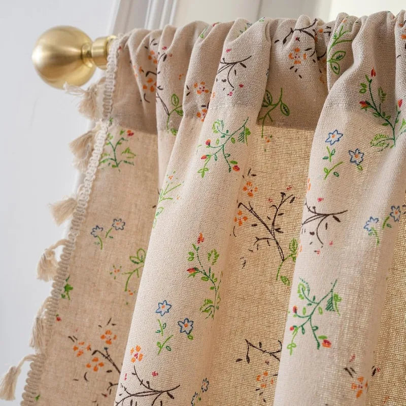 Floral Kitchen Curtains