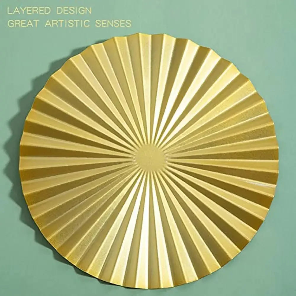 Iron Gold Sunburst Wall Decor Set of 6