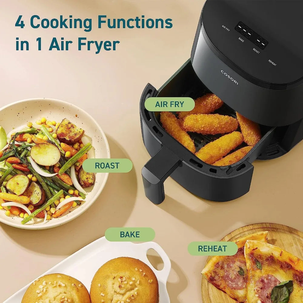 Mini Air Fryer 2.1 Qt, 4-in-1 Small Air fryer