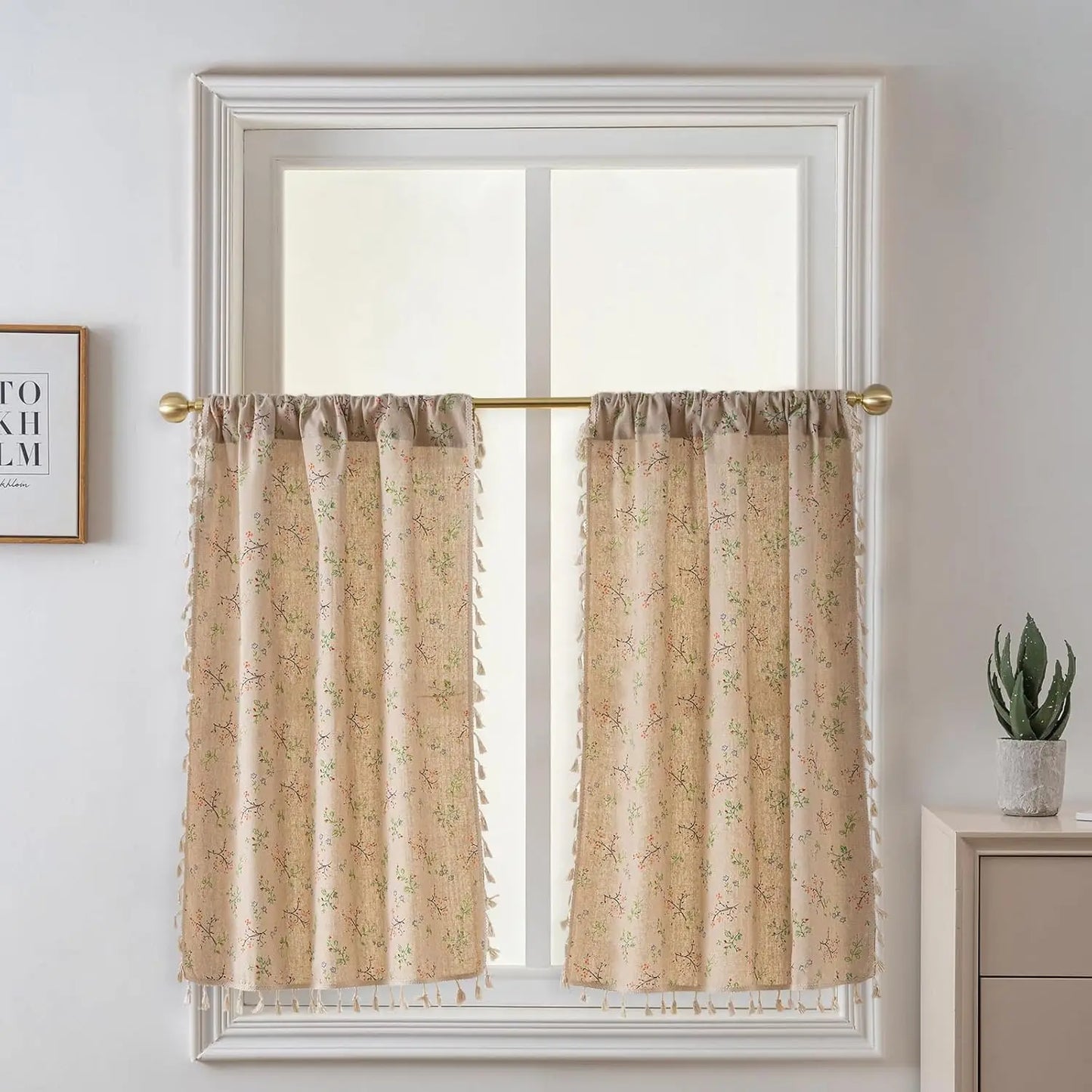 Floral Kitchen Curtains