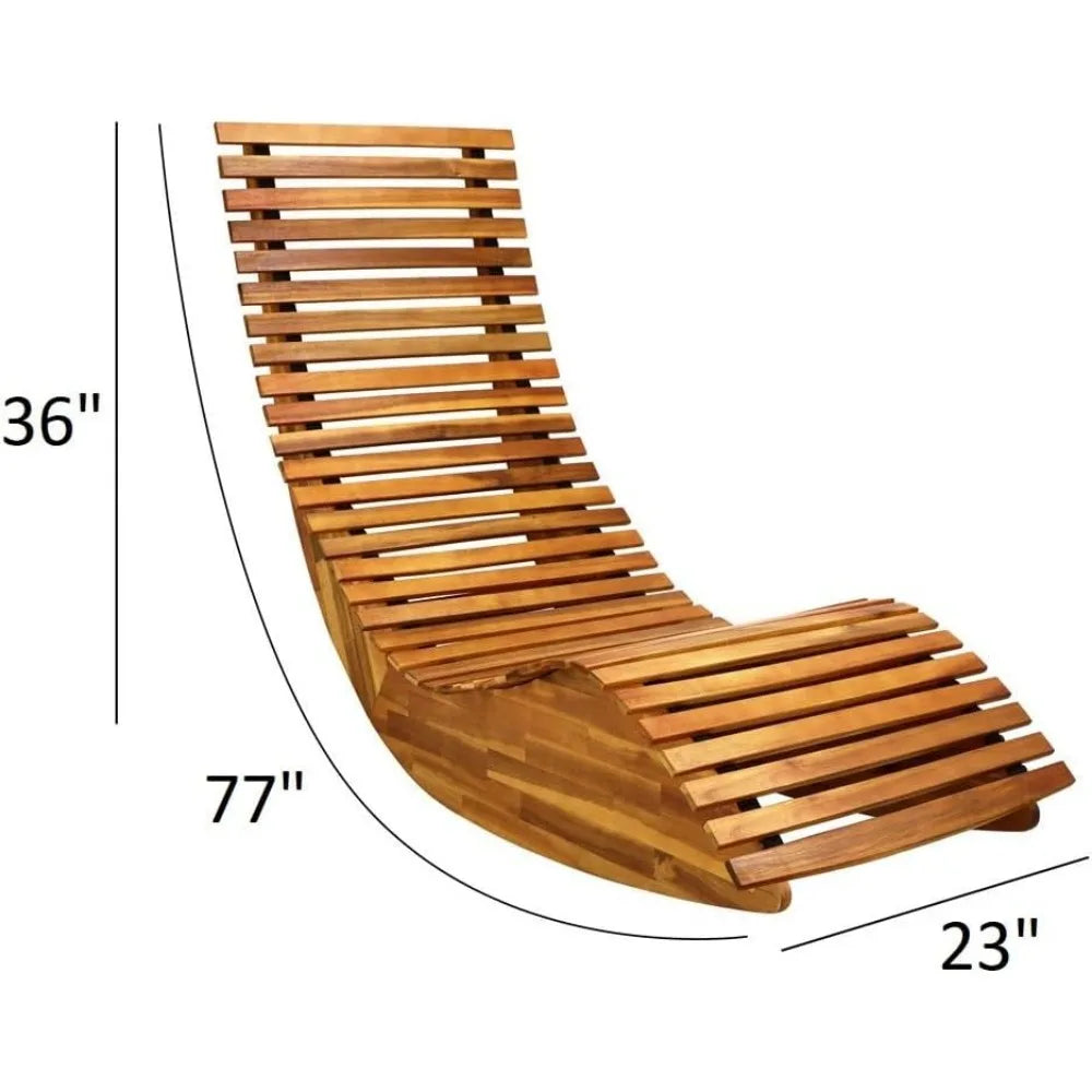 Chaise Lounge | Rocking Outdoor Lounger