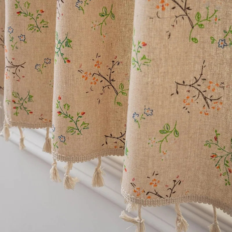 Floral Kitchen Curtains